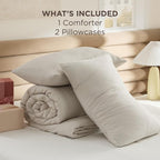 Bedsure Full Comforter Set, 3 Pieces GentleSoft™ Bed Set, 1 Lightweight - Image 6