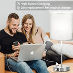 Set of 2 Grey Touch Control Table Lamps - Image 5