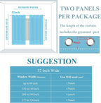 Navy Blue and Teal Gradient Blackout Curtains - Image 9