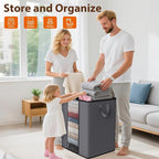 SpaceWhisper 6 Pack 100L Clothes Storage, Foldable Storage Bags, - Image 4
