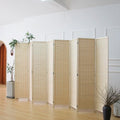8 Panel Bamboo Room Divider by Furnnylane