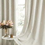 Deconovo Curtains for Living Room, Pattern Blackout Curtains 96 Inches Long | - Image 7