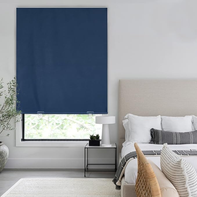 LazBlinds 100% Blackout Door Curtain, 1 Panel | No tools No Drill Cordless - Image 6