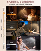 CUHIOY Rechargeable Clip on Reading Light - Image 4