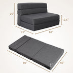 Nigoone Queen Size Folding Sofa Couch Memory Foam - Image 2