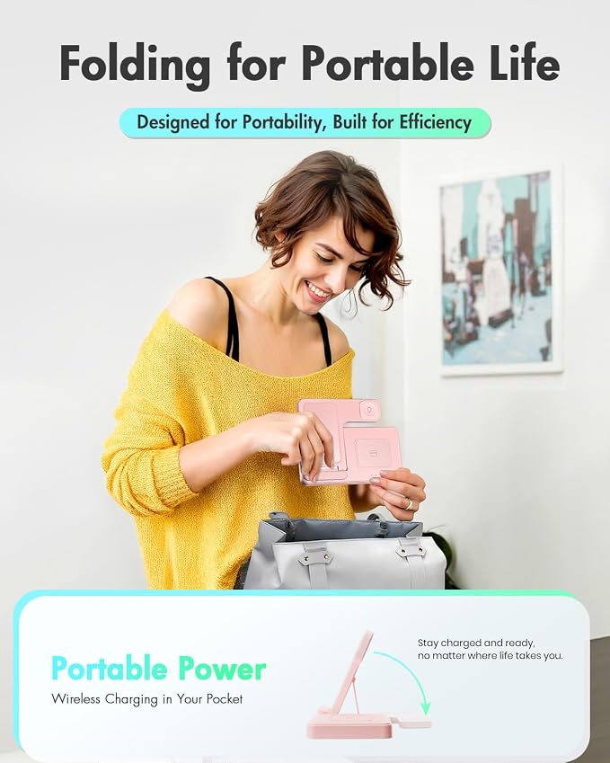 GETPALS Wireless Charger iPhone Charging Station - Image 8