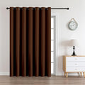 CUCRAF Custom Brown Blackout Curtains 1 Panel Set, Thermal Insulated Grommet by CUCRAF