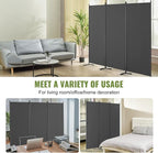 VEVOR Room Divider, 3 Panel Room Dividers and Folding Privacy Screens, Fabric - Image 6