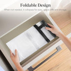 Lifewit 3 Pack Clear Blanket Storage Bags, Foldable Plastic Clothes Organizer - Image 9