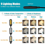 VAVOFO Rechargeable Reading Light, 7 LEDs - Image 3