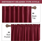 RYB HOME Velvet Curtains 108 inches Long, Extra Long High Ceiling Curtains | - Image 2