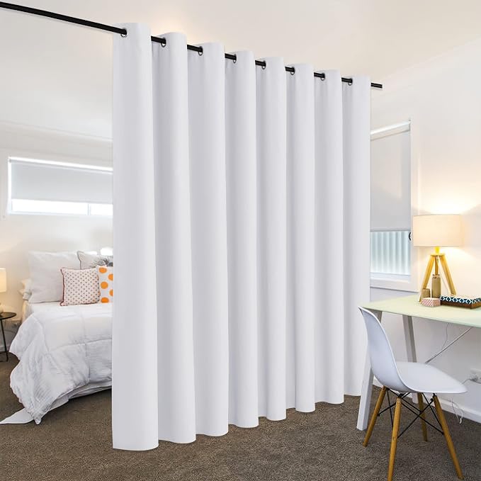 RYB HOME Separation Room Divider Curtain Share Space Ceremony Window Drape | - Image 4