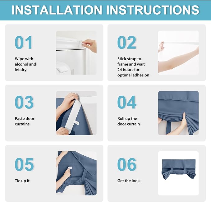 RYB HOME Blackout Curtain Privacy Window Drape - Image 3