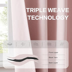 102 Inch Curtains Pink - Image 4
