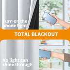 YoungsTex 100% Blackout Curtains 54 Inch Length - Image 7