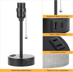 Small Bedside Table Lamp for Bedroom - Image 5