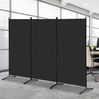 SUPER DEAL Room Divider, 6 Ft Folding Privacy Screens, 3 Panel Portable Room by Superdeal