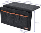 Zafit Bedside Caddy, 7 Pockets Large Size Bedside Organizer Caddy - Image 4