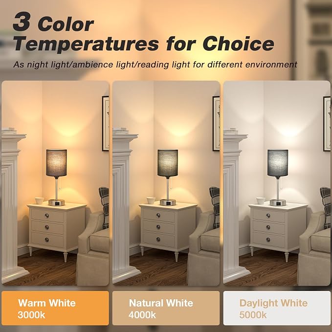 Small Bedside Table Lamp for Bedroom - Image 2