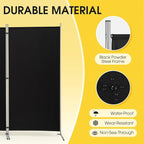 RANTILA 4 Panel Room Divider, 6 Ft Tall Folding Privacy Screen Room Dividers - Image 6