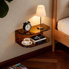 Acrylic Floating Nightstand, Wall Mounted Bedside Table Shelf - Image 8