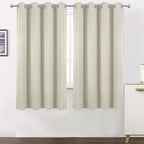 Total Blackout Light Beige Curtains - Image 2