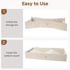 StorageWorks 7 Inch Low Profile Under Bed Storage Containers - Image 7