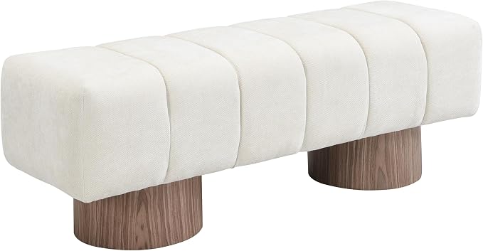 Christopher Knight Home Manila 50" Chenille Fabric Dining Bench - Image 6