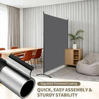 Extra-Wide Single Room Divider, Portable Privacy Screen - Image 3