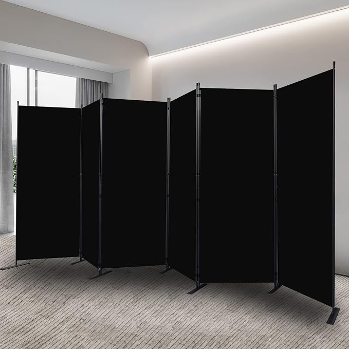 Room Divider, 6 Panel Folding Privacy Screens - Image 7