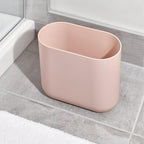 iDesign Small Slim Plastic Bathroom Trash Can - Image 7