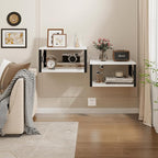 Floating Night Stand, Modern Bedside Shelf Wall Mount, Floating Side Table - Image 8