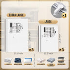 TAILI 6 Pack Vacuum Storage Bags, 2 Size Combo, Space Saver - Image 3