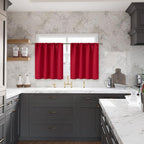 BGment Red Short Blackout Curtains 36 Inches Length - Image 4
