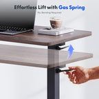 FLEXISPOT H7 32" Pneumatic Height-Adjustable Overbed Table - Image 5