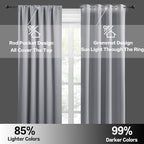 RYB HOME Short Blackout Curtains - Image 6