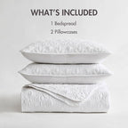 Madison Park Twin Quilt Bedding Set, Cottage-Inspired Damask, Classic Stitch - Image 6