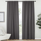 NICETOWN Grey Blackout Curtains by NICETOWN