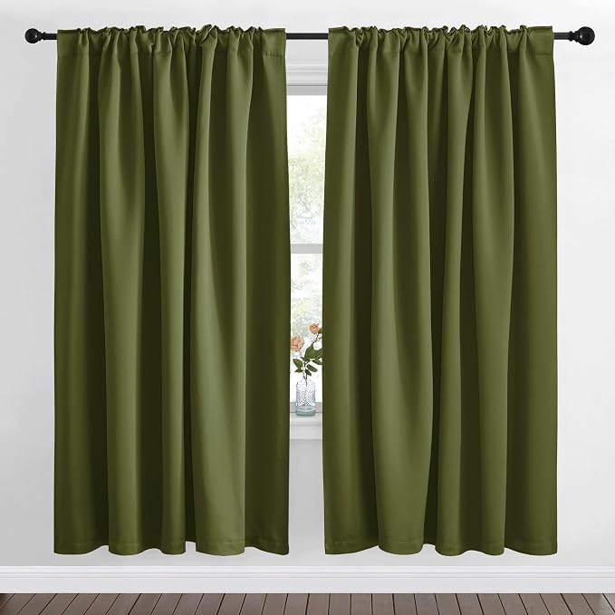 NICETOWN Living Room Blackout Draperies Curtains - Image 2