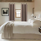 Diraysid Cappuccino Grommet Blackout Curtains - Image 3
