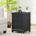Joaxswe Farmhouse Nightstand Set 2 - Image 8