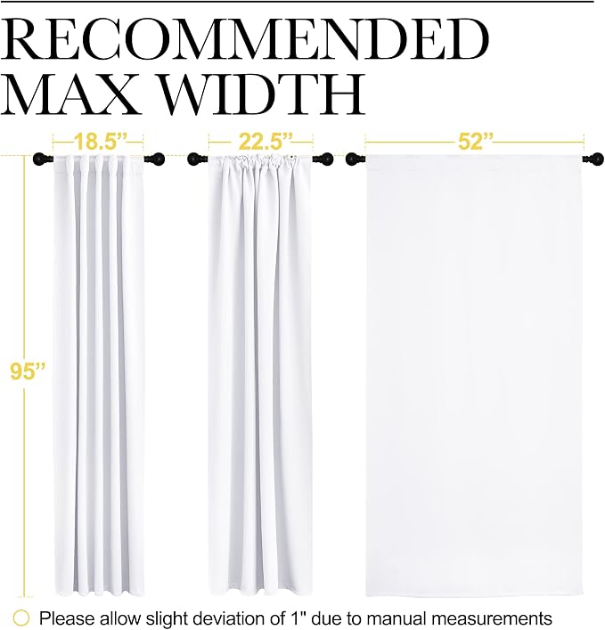 NICETOWN Window Treatment Curtains - Image 7