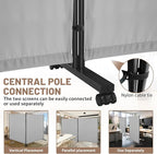 2 Panels Room Divider/Privacy Screen - Image 3