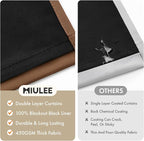 MIULEE Mocha Brown 100% Blackout - Image 4
