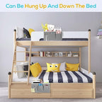 Kanrichu 1pcs Bedside Caddy Hanging Storage Bag, Organizer Baskets - Image 7