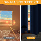 RYB HOME 100% Blackout Curtains - Image 4