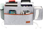 Surblue Bedside Caddy Felt Bed Storage Organizer Hanging Bag - Image 2