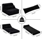 Folding Sofa Bed Convertible Sleeper Chair Mattress - Image 2