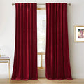 RYB HOME Velvet Curtains 90 inches Long by RYBHOME