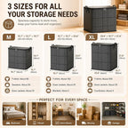 210L Spacious Moving Storage Bin, Large Zippered Fabric Organizer - Image 2
